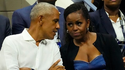 Michelle Obama, 61, complained that Barack Obama, 63, had a terrible habit of arriving late. (Reuters)