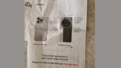 This is not the first time that a smartphone company has taken a short at iPhones. Samsung is known to do so too. (Reddit/@suffer-surfer) This is not the first time that a smartphone company has taken a short at iPhones. Samsung is known to do so too. (Reddit/@suffer-surfer)