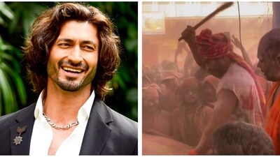 Vidyut Jammwal has begun his Holi celebrations. Vidyut Jammwal has begun his Holi celebrations.