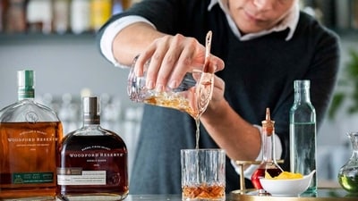 Bourbon whisky represents a small segment of the Indian market.