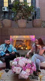 Gigi Hadid and Zayn Malik on the supermodel's birthday. Gigi Hadid and Zayn Malik on the supermodel's birthday.