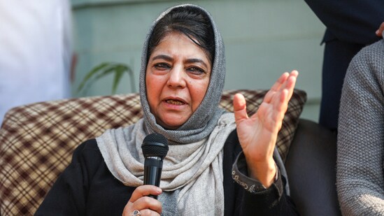 Peoples Democratic Party (PDP) chief Mehbooba Mufti says people of Kashmir now need a healing touch rather than a "muscular policy". (PTI Photo) (PTI)