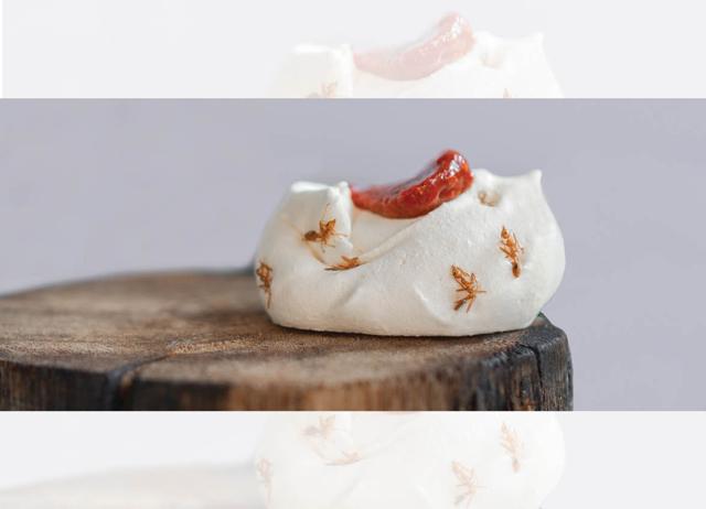 Another popular dish, the Ant Meringue. The food incorporates influences from all over the world. Another popular dish, the Ant Meringue. The food incorporates influences from all over the world.