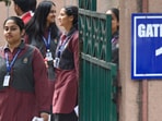 Students exit the examination center after appearing for the Class 12 English CBSE exam at Cambridge School, Sector 27, in Noida, India, on Tuesday, March 11, 2025. Students exit the examination center after appearing for the Class 12 English CBSE exam at Cambridge School, Sector 27, in Noida, India, on Tuesday, March 11, 2025.