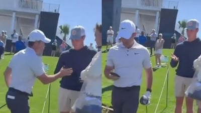 Rory McIlroy had an ugly confrontation with a fan. (Instagram) Rory McIlroy had an ugly confrontation with a fan. (Instagram)