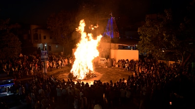 Holika Dahan 2025: On March 13, 2025, Hindus celebrate Holika Dahan, marking the victory of good over evil. (ANI) Holika Dahan 2025: On March 13, 2025, Hindus celebrate Holika Dahan, marking the victory of good over evil. (ANI)