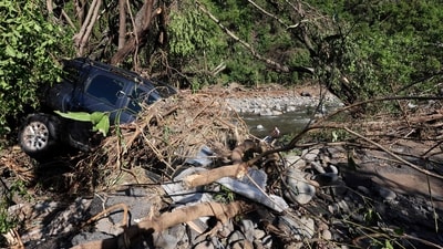 Brieonna Cassell was reported missing by her family days before she was discovered, the sheriff said. According to her father, Delmar Caldwell, she had been trapped since Thursday night after falling asleep at the wheel and veering off the road into a ditch. (Pic used for representation) (File) (AFP) Brieonna Cassell was reported missing by her family days before she was discovered, the sheriff said. According to her father, Delmar Caldwell, she had been trapped since Thursday night after falling asleep at the wheel and veering off the road into a ditch. (Pic used for representation) (File) (AFP)