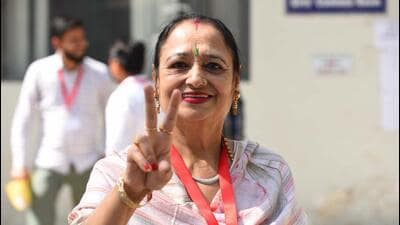 Gurugram mayor Raj Rani Malhotra.) (Parveen Kumar/HT Photo) Gurugram mayor Raj Rani Malhotra.) (Parveen Kumar/HT Photo)