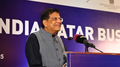 Union minister Piyush Goyal's remarks came at a time when several global economies are facing tariff war triggered by the US (@PiyushGoyal) Union minister Piyush Goyal's remarks came at a time when several global economies are facing tariff war triggered by the US (@PiyushGoyal)