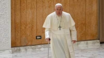 Francis had before now refused to make any concessions to his age or increasingly fragile health, which saw him begin using a wheelchair three years ago. (AFP) Francis had before now refused to make any concessions to his age or increasingly fragile health, which saw him begin using a wheelchair three years ago. (AFP)