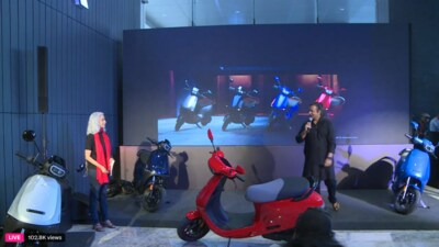 Ola Electric founder Bhavish Aggarwal and design head Kripa Ananthan reveals the Gen 3 electric scooter range
