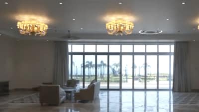 The property is seen with extensive landscaping, adding to its grandeur. (ANI) The property is seen with extensive landscaping, adding to its grandeur. (ANI)