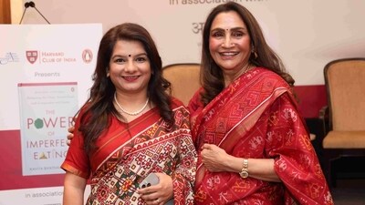 (L-R) Dr. Kavita Bhatnagar and Neelima Dalmia Adhar