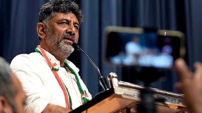 Karnataka Congress president DK Shivakumar. Karnataka Congress president DK Shivakumar.