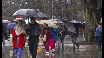 The India Meteorological Department’s (IMD) Shimla office on Thursday said that light rain and snowfall was observed at isolated places over Himachal Pradesh during the past 24 hours. (PTI File) The India Meteorological Department’s (IMD) Shimla office on Thursday said that light rain and snowfall was observed at isolated places over Himachal Pradesh during the past 24 hours. (PTI File)