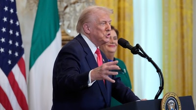 US President Donald Trump (AP)