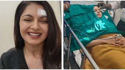 Bhagyashree got injured while playing pickleball. Bhagyashree got injured while playing pickleball.