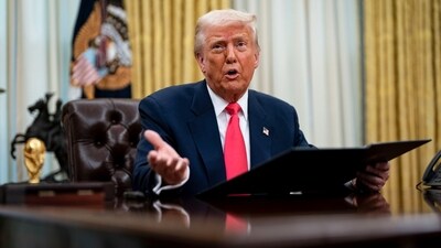 In his early weeks in office, Trump imposed tariffs on about $1.4 trillion of goods imports from Canada, Mexico and China. (File/Bloomberg) In his early weeks in office, Trump imposed tariffs on about $1.4 trillion of goods imports from Canada, Mexico and China. (File/Bloomberg)