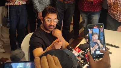 Aamir Khan meets the press ahead of his 60th birthday. Aamir Khan meets the press ahead of his 60th birthday.