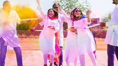 Make Holi memorable by putting your best fashion foot forward. (Shutterstock) Make Holi memorable by putting your best fashion foot forward. (Shutterstock)