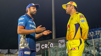 Rohit Sharma and MS Dhoni (Mumbai Indians/Twitter)