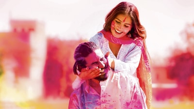 When playing Holi, take care of the colour getting into your eyes (adobe stock ) When playing Holi, take care of the colour getting into your eyes (adobe stock )