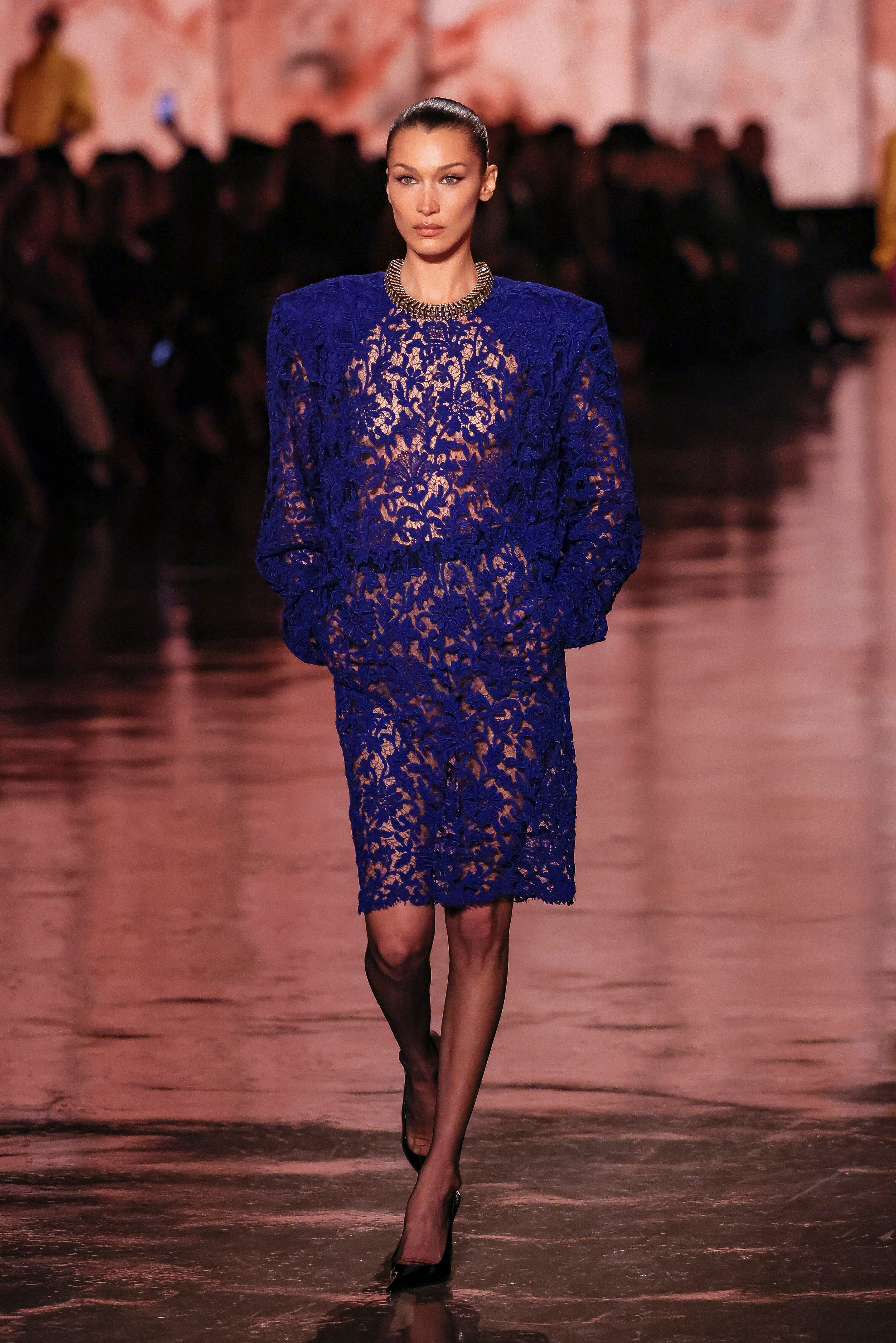 Bella Hadid in Yves Saint Laurent