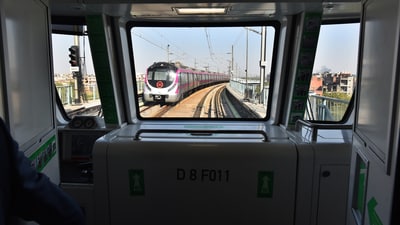 Typically, all lines of the Delhi Metro operate from 5am to 11:30pm on weekdays. The Airport Express line of the Metro operates from 4:40am to 11:40pm. (Raj K Raj/HT file) Typically, all lines of the Delhi Metro operate from 5am to 11:30pm on weekdays. The Airport Express line of the Metro operates from 4:40am to 11:40pm. (Raj K Raj/HT file)