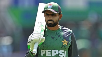 Pakistan's Babar Azam attends a warm-up session during ICC Champions Trophy (AFP) Pakistan's Babar Azam attends a warm-up session during ICC Champions Trophy (AFP)