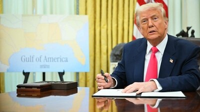 US President Donald Trump speaks as he signs an executive order in the Oval Office of the White House in Washington, DC. (AFP) US President Donald Trump speaks as he signs an executive order in the Oval Office of the White House in Washington, DC. (AFP)