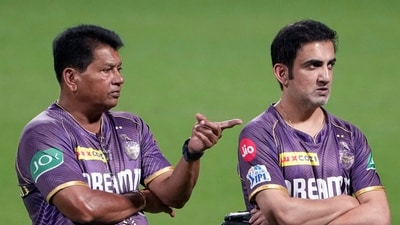 Ahead of the IPL 2025 opener against RCB, KKR mentor Dwayne Bravo revealed he texted Gautam Gambhir few times (PTI) Ahead of the IPL 2025 opener against RCB, KKR mentor Dwayne Bravo revealed he texted Gautam Gambhir few times (PTI)
