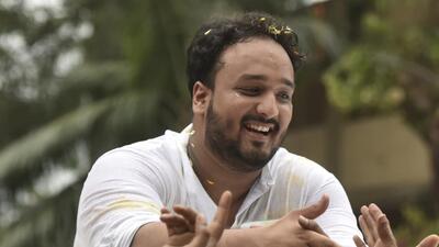 Mumbai, India - October 24, 2019: Congress candidate Zeeshan Siddique celebrates after he won against Mumbai Mayor and Shiv Sena candidate Vishwanath Mahadeshwar at Bandar east Bandra east in Mumbai, India, on Thursday, October 24, 2019. (Photo by Kunal Patil/Hindustan Times) (Kunal Patil/HT Photo) Mumbai, India - October 24, 2019: Congress candidate Zeeshan Siddique celebrates after he won against Mumbai Mayor and Shiv Sena candidate Vishwanath Mahadeshwar at Bandar east Bandra east in Mumbai, India, on Thursday, October 24, 2019. (Photo by Kunal Patil/Hindustan Times) (Kunal Patil/HT Photo)