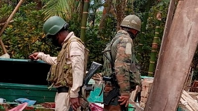 Representational image: 4 militants from separate groups were caught in a police operation (@manipur_police ) Representational image: 4 militants from separate groups were caught in a police operation (@manipur_police )