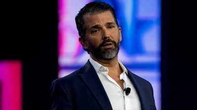 Donald Trump Jr. is indifferent about ex-wife Vanessa Trump's new relationship with Tiger Woods, confirming he is 'cool' with it. (REUTERS/Cheney Orr/File Photo)