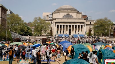 Student protesters gather inside their encampment on the Columbia University campus, April 29, 2024, in New York (AP File) Student protesters gather inside their encampment on the Columbia University campus, April 29, 2024, in New York (AP File)