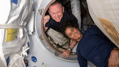 Astronauts Sunita Williams and Butch Wilmore have been stuck aboard the orbital lab since June. (AP) Astronauts Sunita Williams and Butch Wilmore have been stuck aboard the orbital lab since June. (AP)