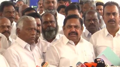 AIADMK walked out of the Budget session of the Tamil Nadu assembly and demanded resignation of DMK government (ANI/X) AIADMK walked out of the Budget session of the Tamil Nadu assembly and demanded resignation of DMK government (ANI/X)