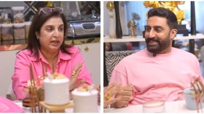 Farah Khan and Abhishek Bachchan talked about shooting Happy New Year.