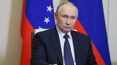 In this pool photograph distributed by Russian state agency Sputnik, Russia's President Vladimir Putin attends a meeting (AFP/File) In this pool photograph distributed by Russian state agency Sputnik, Russia's President Vladimir Putin attends a meeting (AFP/File)