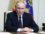 Russian President Vladimir Putin chairs a Security Council meeting at the Novo-Ogaryovo residence outside Moscow,