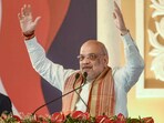 Home Minister Amit Shah addresses a gathering during the inauguration of Lachit Barphukan Police Academy, in Assam's Golaghat, Saturday. Home Minister Amit Shah addresses a gathering during the inauguration of Lachit Barphukan Police Academy, in Assam's Golaghat, Saturday.