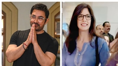 Aamir Khan’s girlfriend Gauri Spratt is currently running a BBlunt salon in Mumbai. Aamir Khan’s girlfriend Gauri Spratt is currently running a BBlunt salon in Mumbai.