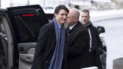 Canada’s then Prime Minister Justin Trudeau arrives on Parliament Hill, in Ottawa, Canada, on March 10. (AP) Canada’s then Prime Minister Justin Trudeau arrives on Parliament Hill, in Ottawa, Canada, on March 10. (AP)