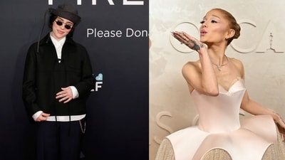 Billie Eilish and Ariana Grande's friendship has blossomed after their recent public appearance. They bond over music and values, with plans to collaborate on a song. (Photo by Frazer Harrison / GETTY IMAGES NORTH AMERICA / Getty Images via AFP, Photo by Robyn Beck / AFP) Billie Eilish and Ariana Grande's friendship has blossomed after their recent public appearance. They bond over music and values, with plans to collaborate on a song. (Photo by Frazer Harrison / GETTY IMAGES NORTH AMERICA / Getty Images via AFP, Photo by Robyn Beck / AFP)