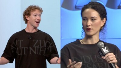 Bluesky was selling its CEO's t-shirt for just $40. (Meta, SXSW on YouTube)