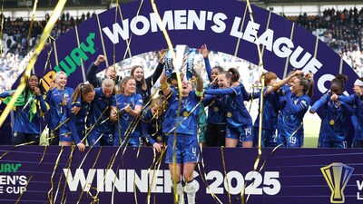 Chelsea’s quadruple bid in women’s soccer is up and running. (Action Images via Reuters)