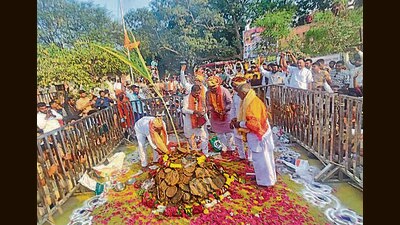 The yatra begins on Holi and concludes on Gudi Padwa, which falls on March 30 this year. (HT FILE) The yatra begins on Holi and concludes on Gudi Padwa, which falls on March 30 this year. (HT FILE)