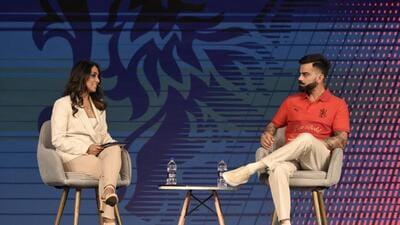 Virat Kohli spoke at the RCB Innovation Lab Indian Sports Summit on Saturday (RCB) Virat Kohli spoke at the RCB Innovation Lab Indian Sports Summit on Saturday (RCB)