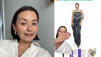 The US influencer was shocked to discover her images being used to create and sell cardboard cutouts. (Instagram/@KelseyKotzur) The US influencer was shocked to discover her images being used to create and sell cardboard cutouts. (Instagram/@KelseyKotzur)