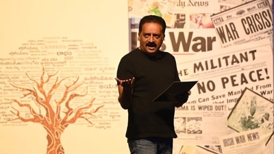 Actor-politician Prakash Raj was among many others who condemned Pawan Kalyan over his remarks. (X/@prakashraaj) Actor-politician Prakash Raj was among many others who condemned Pawan Kalyan over his remarks. (X/@prakashraaj)